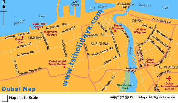 Dubai+city+tour+map