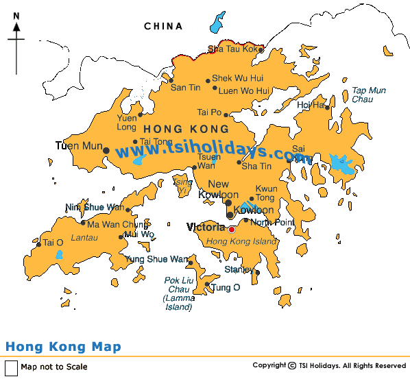 Map of Hong Kong, Tourist Places in Hong Kong, Popular Tourist ...